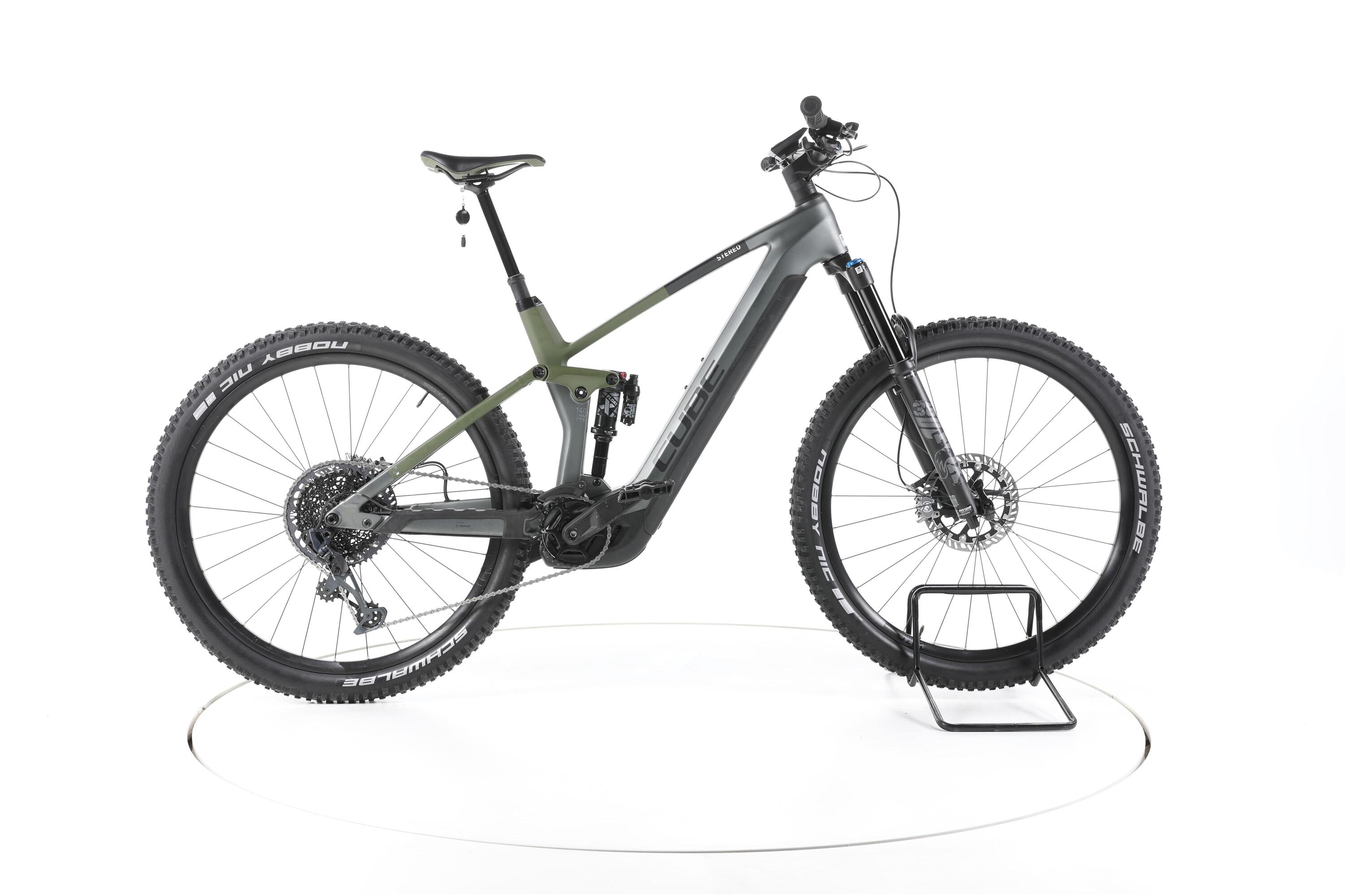 CUBE Reconditionné - Cube Stereo Hybrid 140 HPC TM Vélo électrique VTT Carbon  - Bon