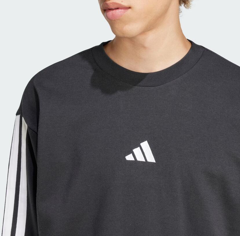 Sweatshirt em Moletão 3-Stripes Essentials 7/7