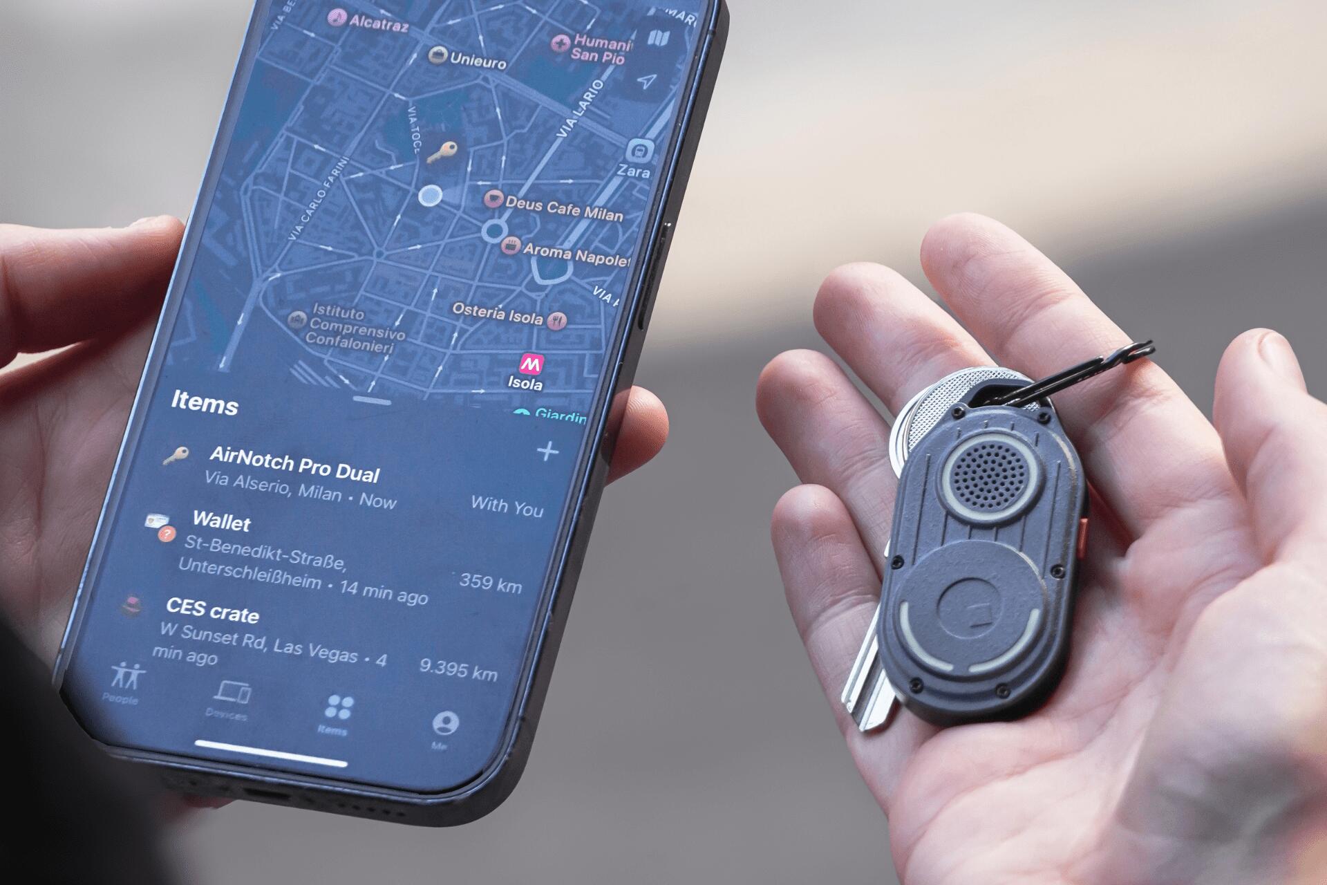 AirNotch Pro Tracker Bluetooth doppio 5/6