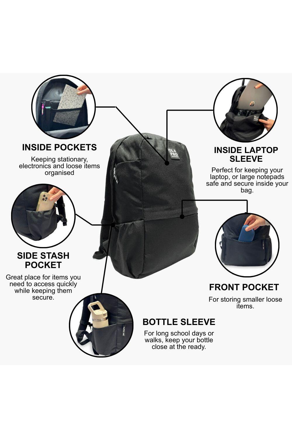 Olpro Waterproof Rucksack OLPRO 30 Litre Rucksack - Black | Decathlon