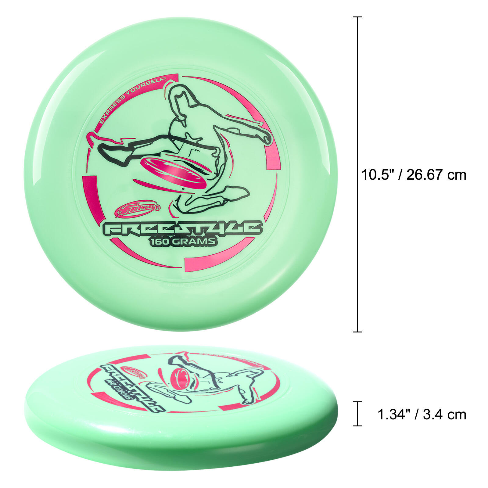 Disco de Freestyle, 26,67 cm - 160 g 2/7