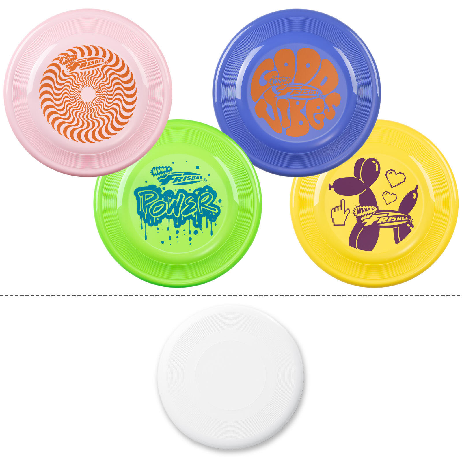 Paquete de 4 Discos Voladores Ligero Frisbee Fastback, 23,75 cm - 100 g 3/7