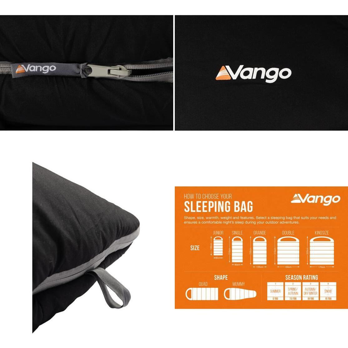 Śpiwór dwuosobowy Vango Stellar Double Black 3/5