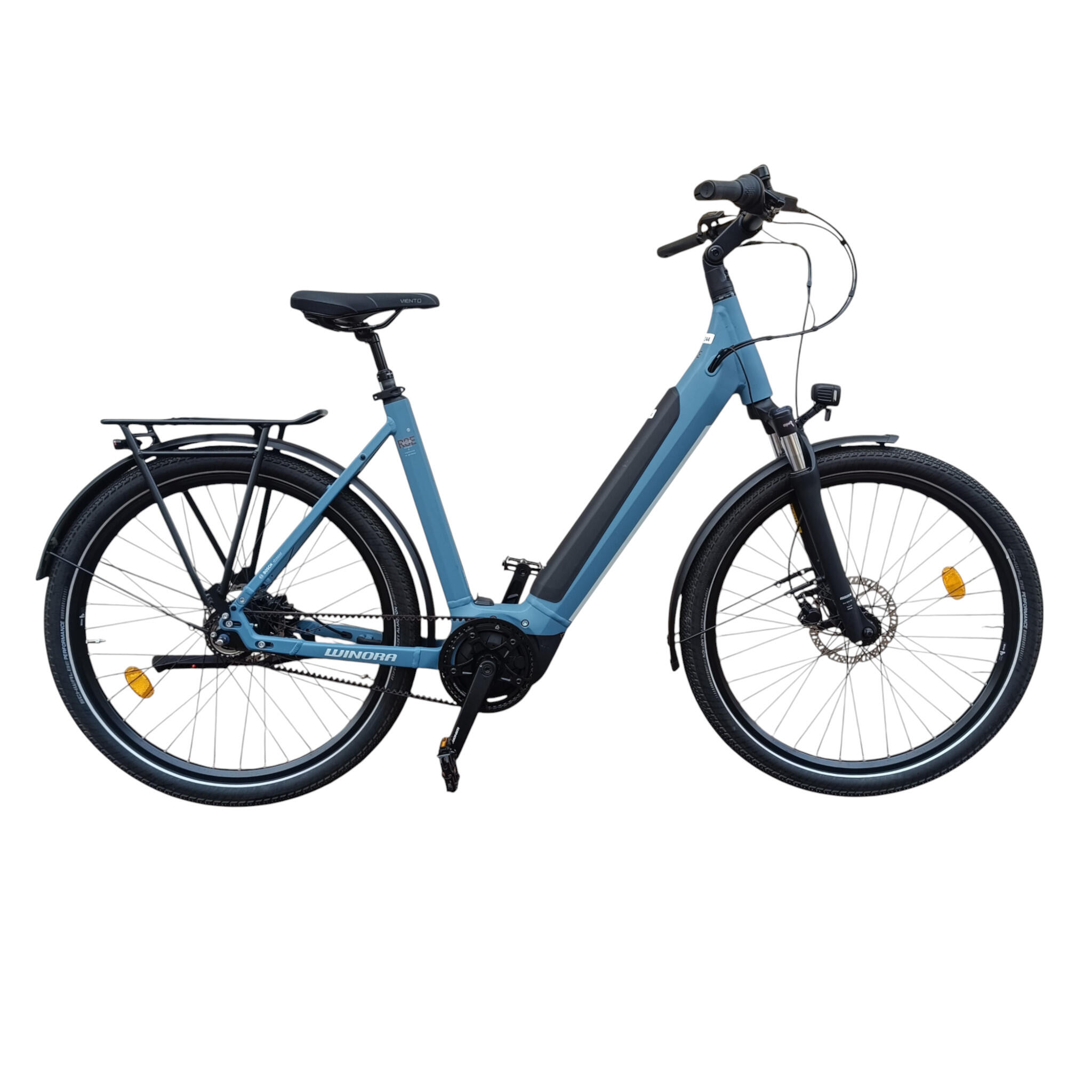 Winora - Reconditionné - Vélo Ville Winora Sinus 8 R Eco - Excellent - Vélo Ville - Bleu - 42 M/l - Decathlon