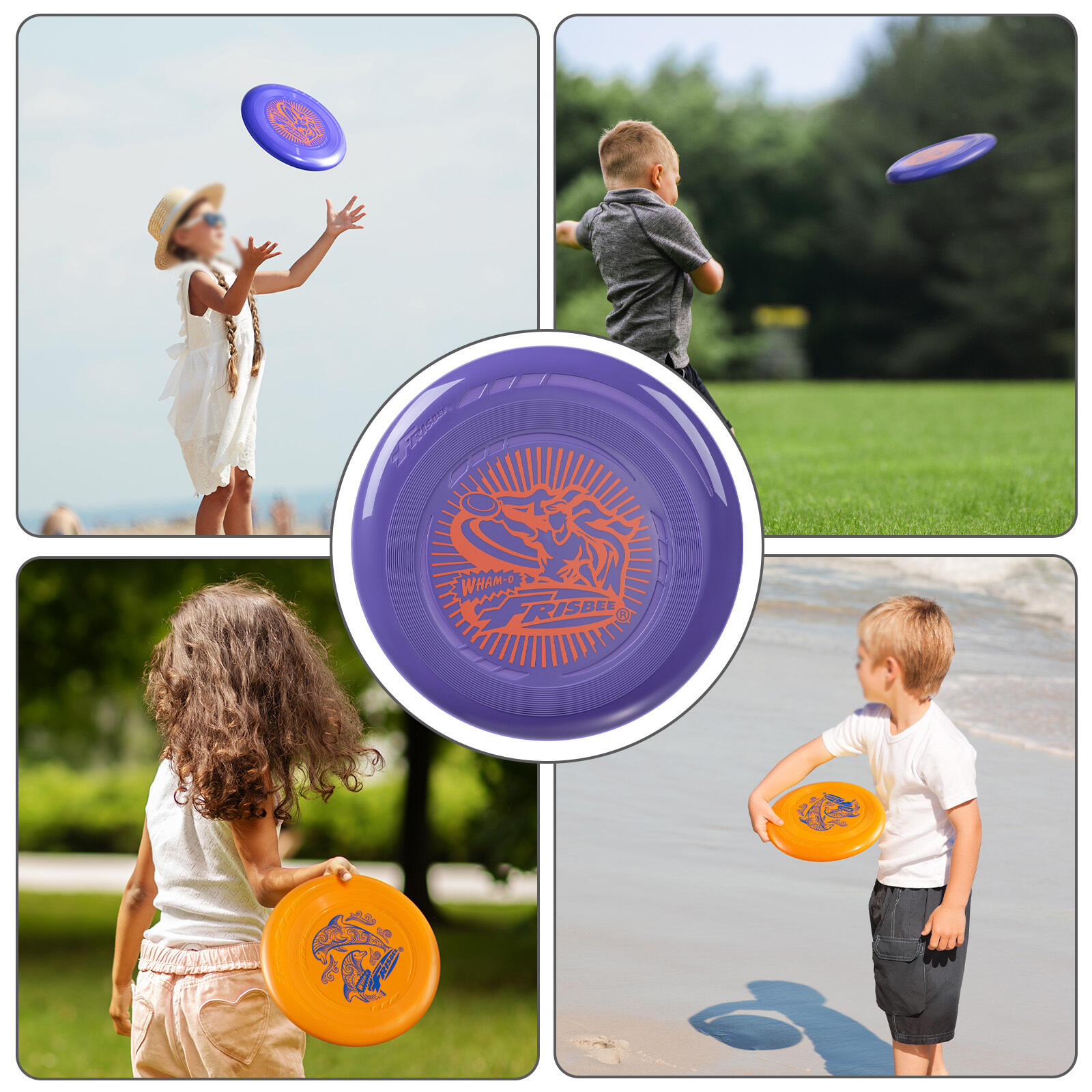 Pack de 2 Discos Voladores Ligeros Frisbee Go, 22,86 cm - 70 g 7/7