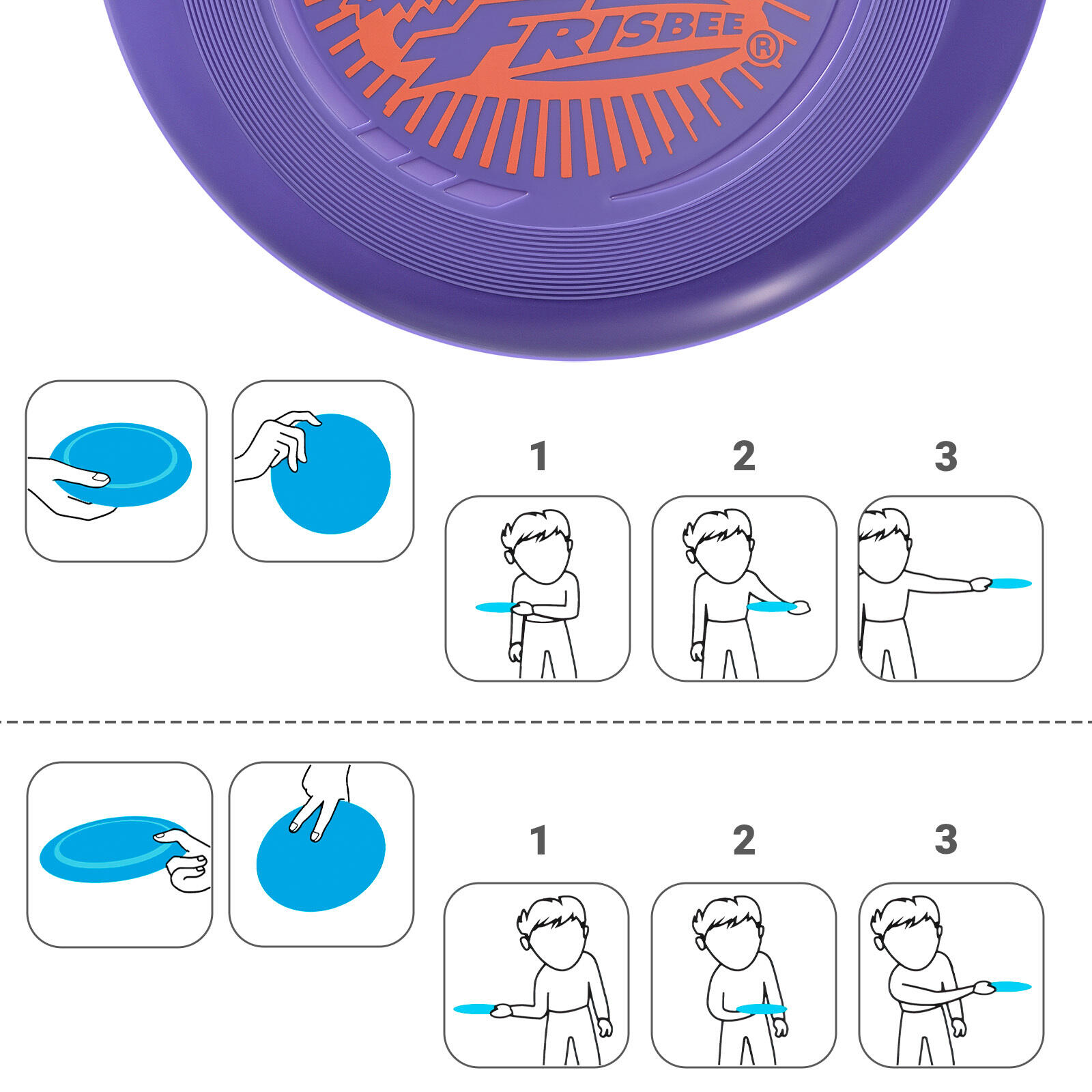 Pack de 2 Discos Voladores Ligeros Frisbee Go, 22,86 cm - 70 g 4/7