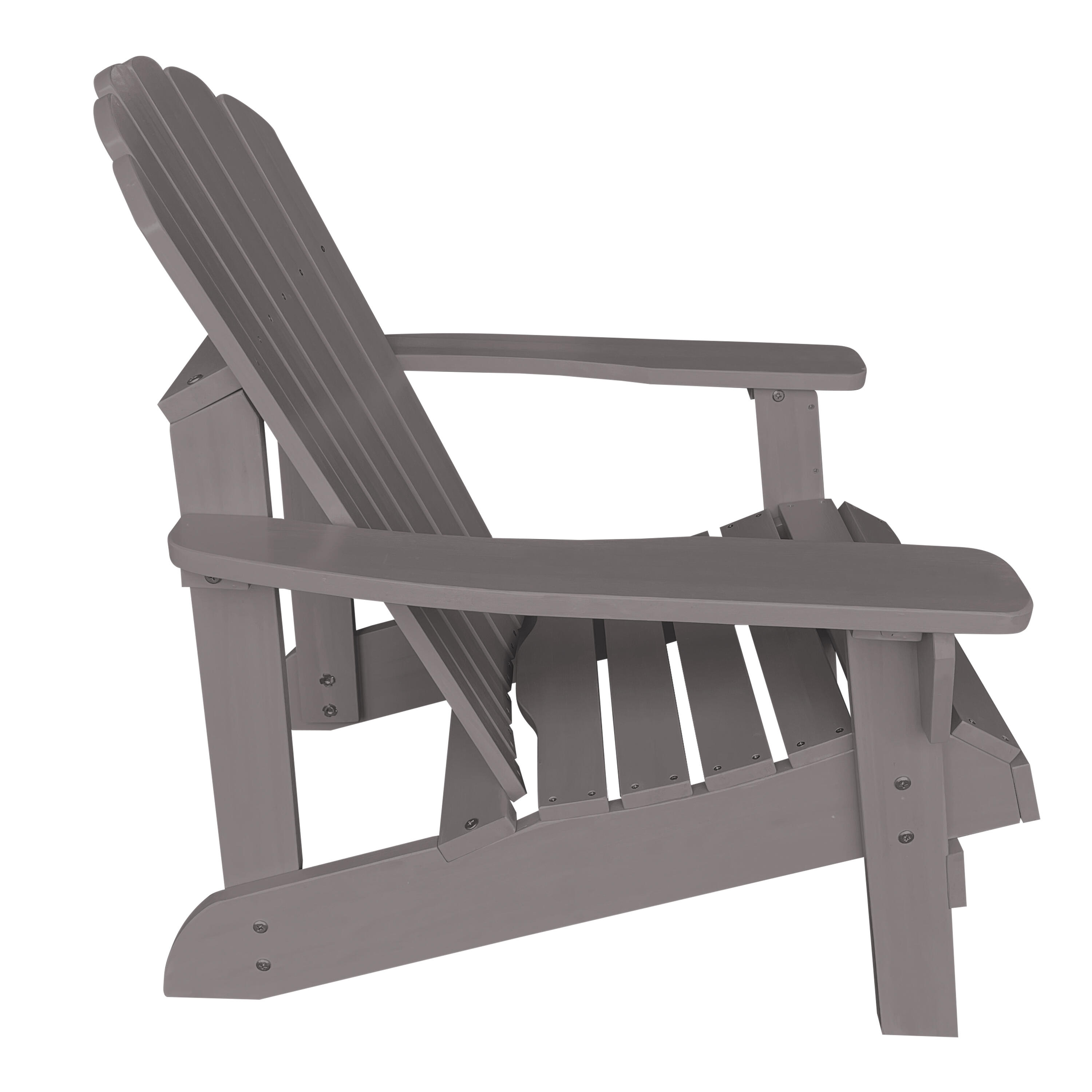 Sedia da campeggio Adirondack, Carmen, legno, grigia scuro 4/7