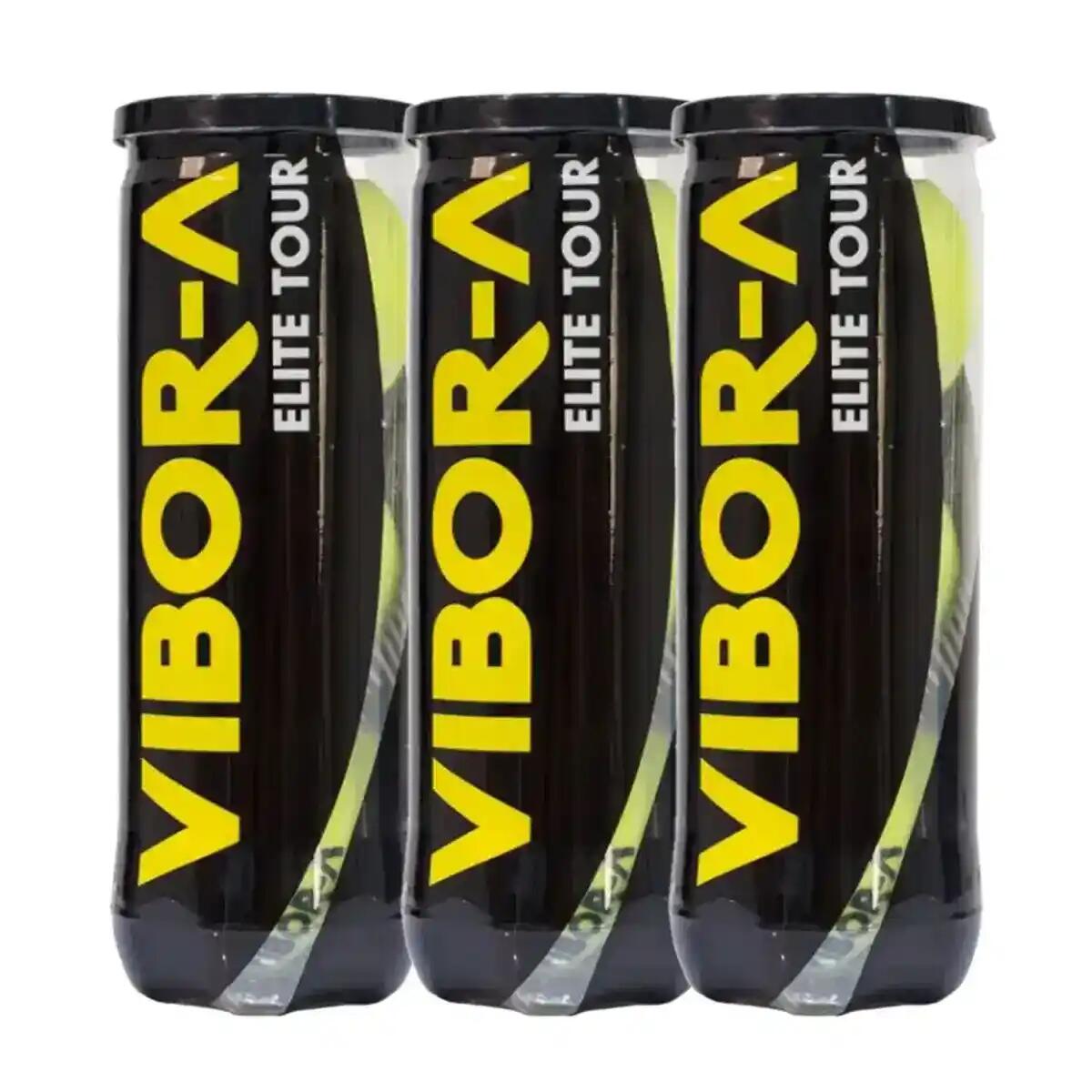 Vibora - Tripack De Boîtes De 3 Balles Vibor-a Elite Tour 0013734 - Raquette De Padel - Multicolore - Taille Unique - Decathlon