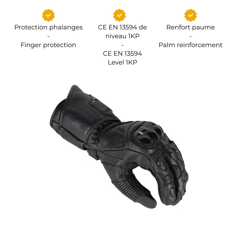 Gants Moto Homologués CE BORGATTI MOTOBLOUZ 3/7