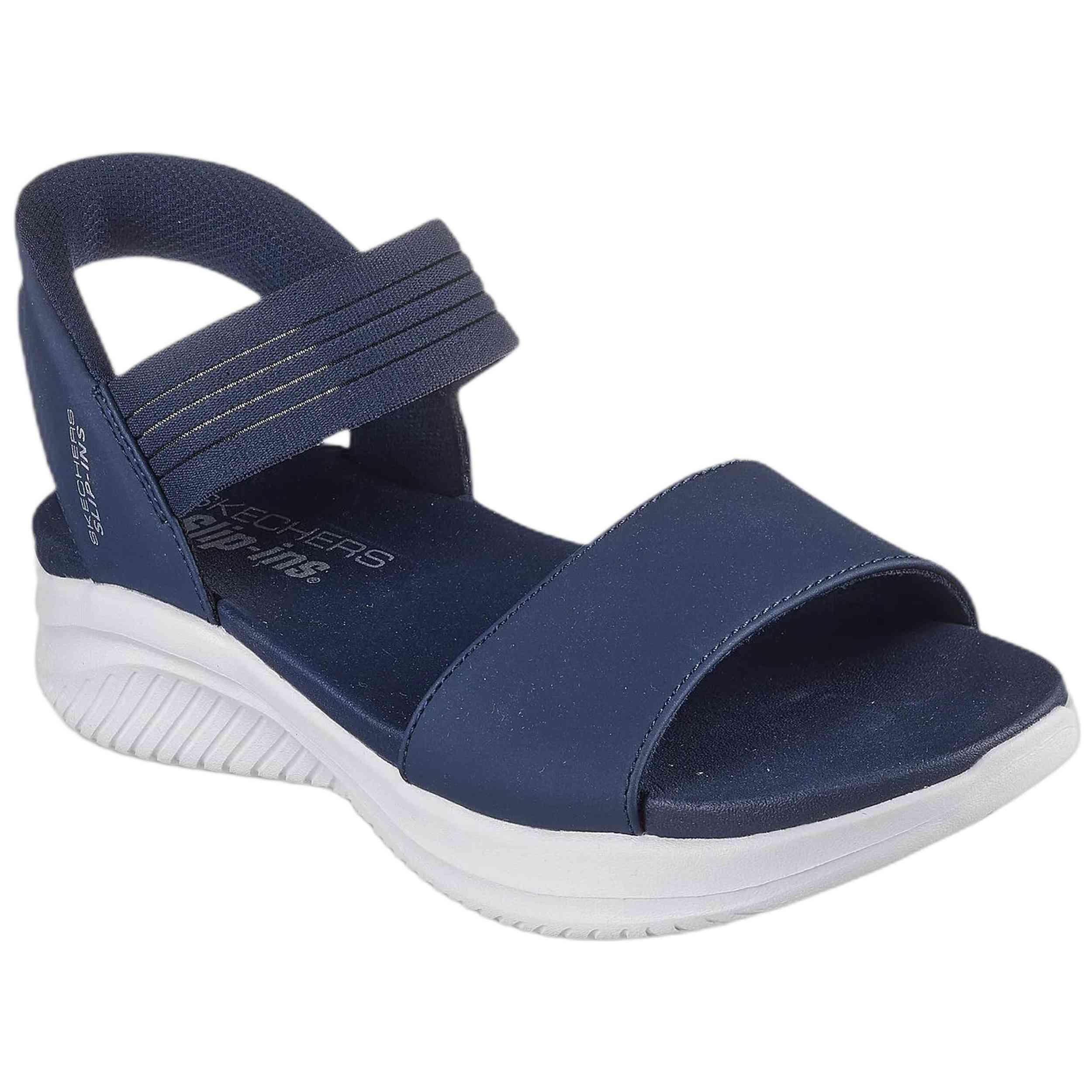 Sandálias Skechers Mulher Ultra Flex 3.0 - Summerville Azul Marinho 5/5