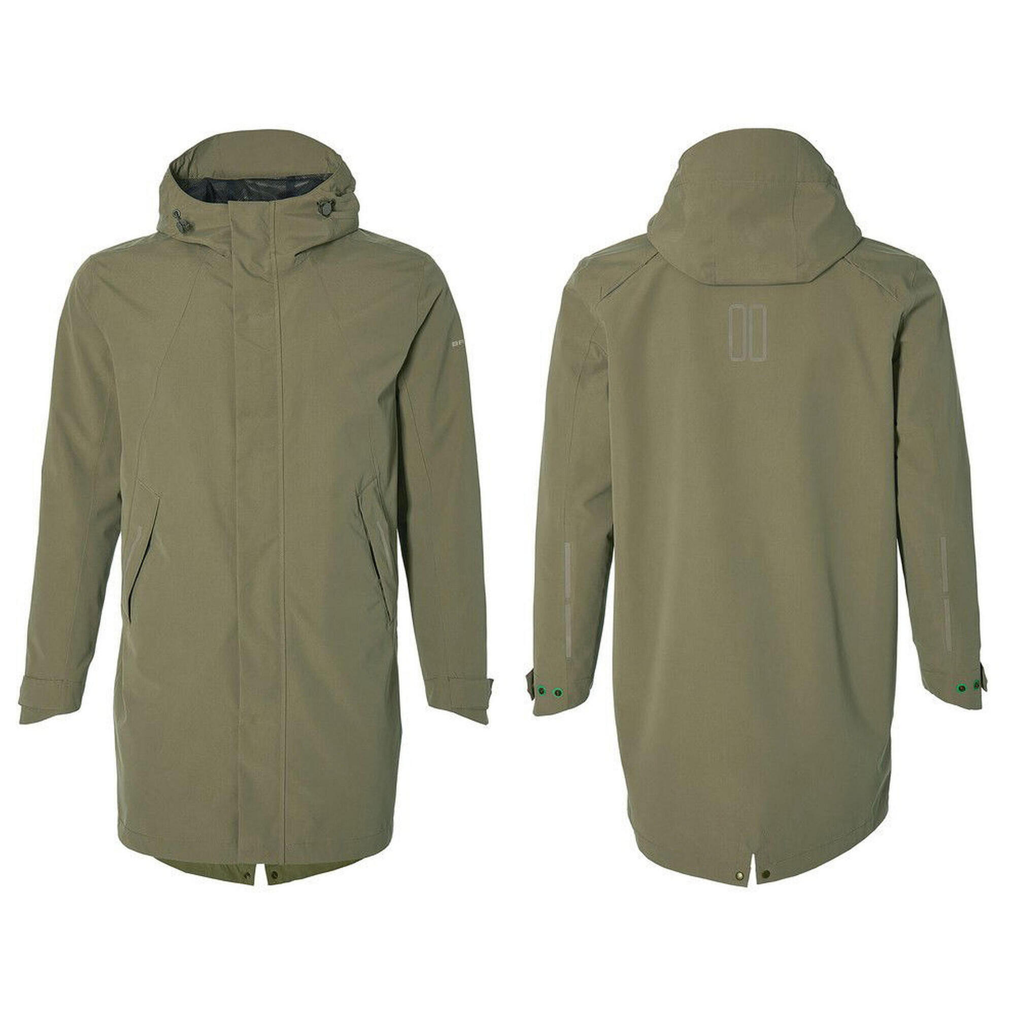 Basil - Parka De Pluie Pour Vélo Mosse Hommes - Parka - Vert - 40 M - Decathlon