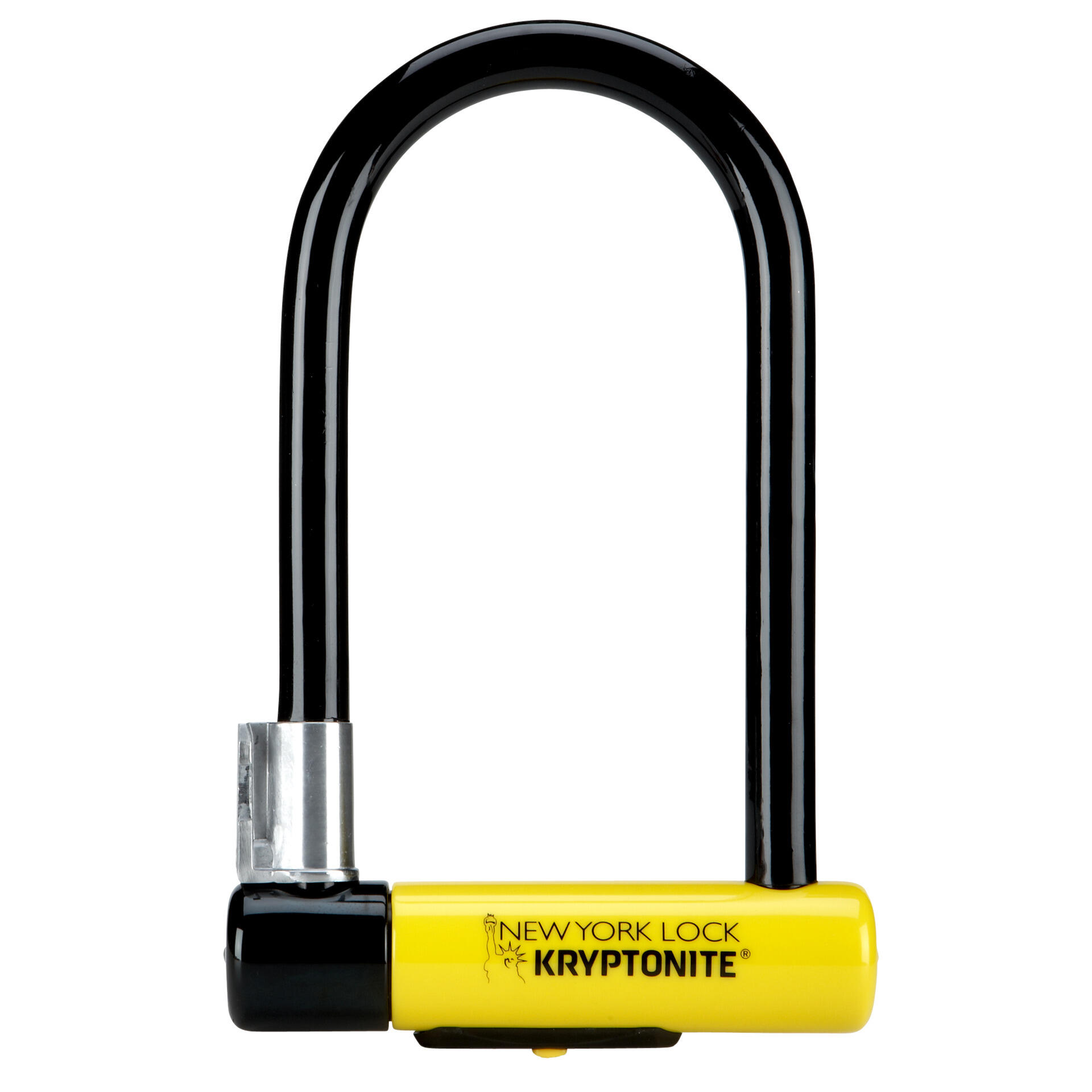 Kryptonite - Cadenas À Arceau New York Standard - Antivol - Jaune|noir - Taille Unique - Decathlon