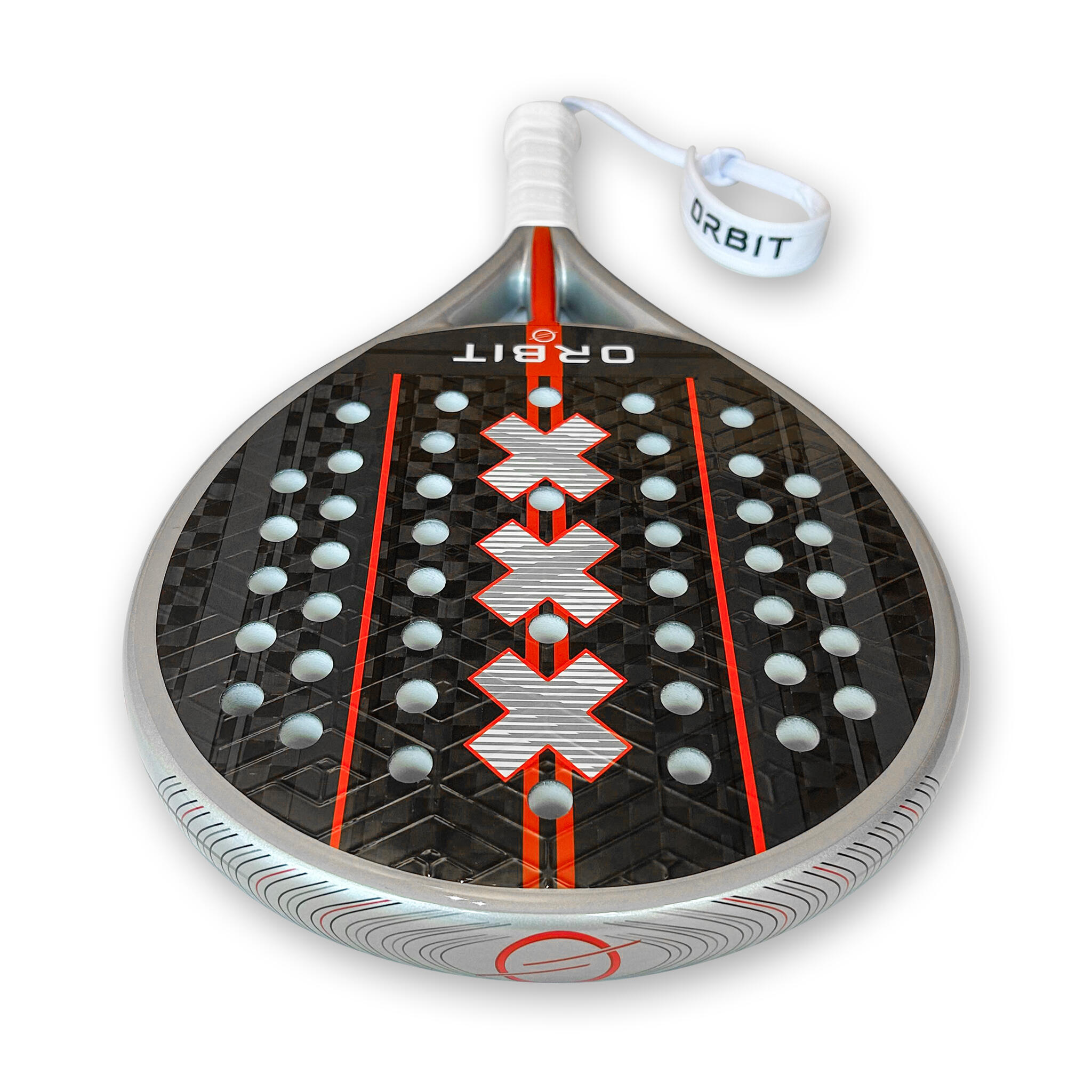 Raquete Padel Unissex Controle Potência Redonda Carbono 12K incl. Capa Schorem 6/7
