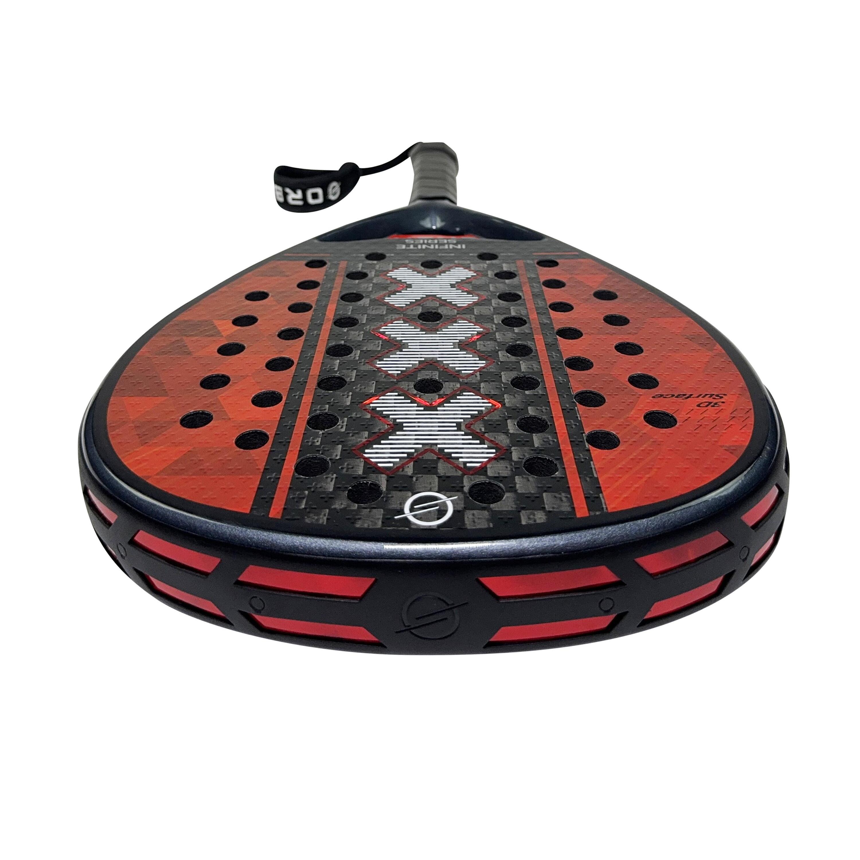 Raquette Padel Unisexe Puissance Goutte 12K Carbone 3D incl. Housse Penoze 5/7