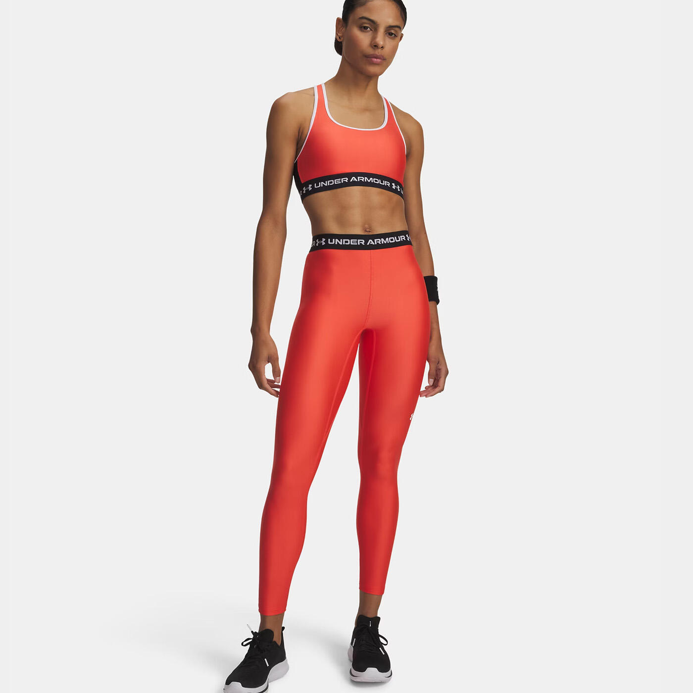 Legging UA HeatGear® donna Under Armour Rosso Ardente 3/3