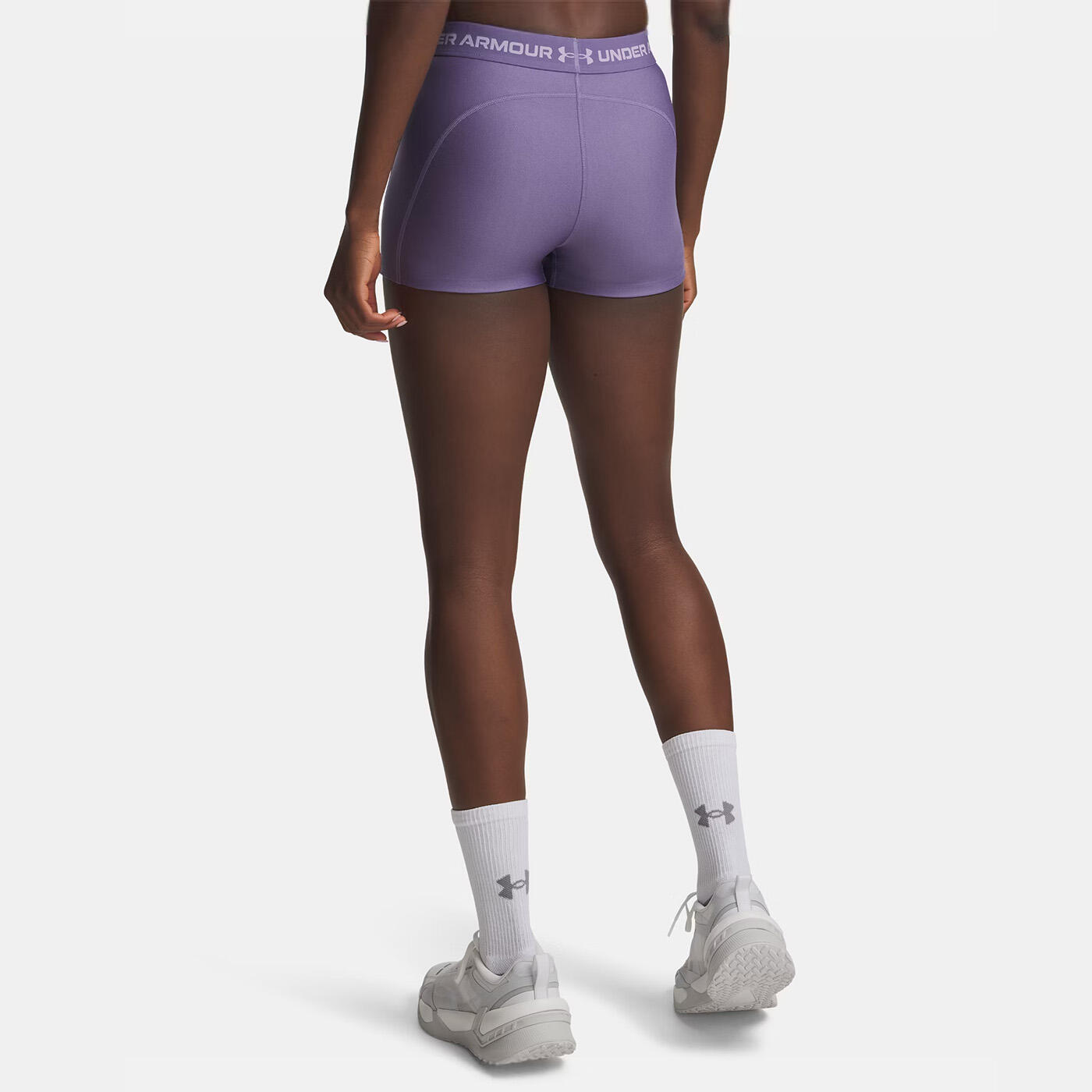 Shorty Under Armour HeatGear® 8cm pour femme Violet 2/4
