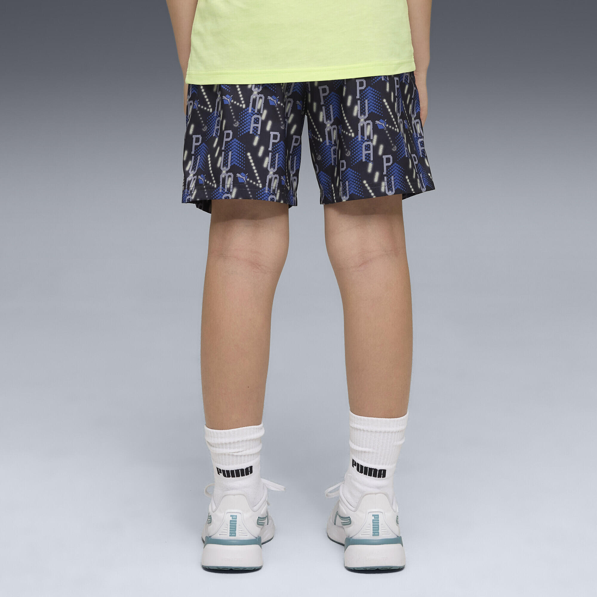 Shorts in tessuto con stampa Essentials Training per ragazzi PUMA 3/5