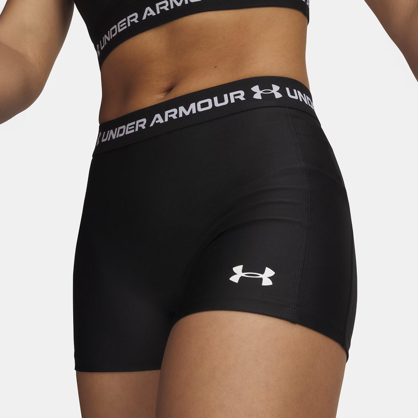 Shorty Under Armour HeatGear® 8 cm da donna Nero Ultimate 3/5