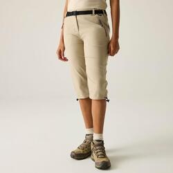 Pantacourt Randonnée Femme Regatta "Women's Xert Stretch Capri Light" Beige 38