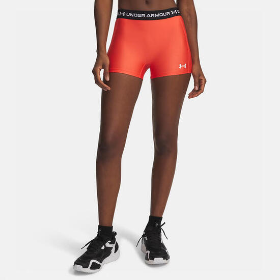 Shorty Under Armour HeatGear® 8cm pour femme Rouge ardent
