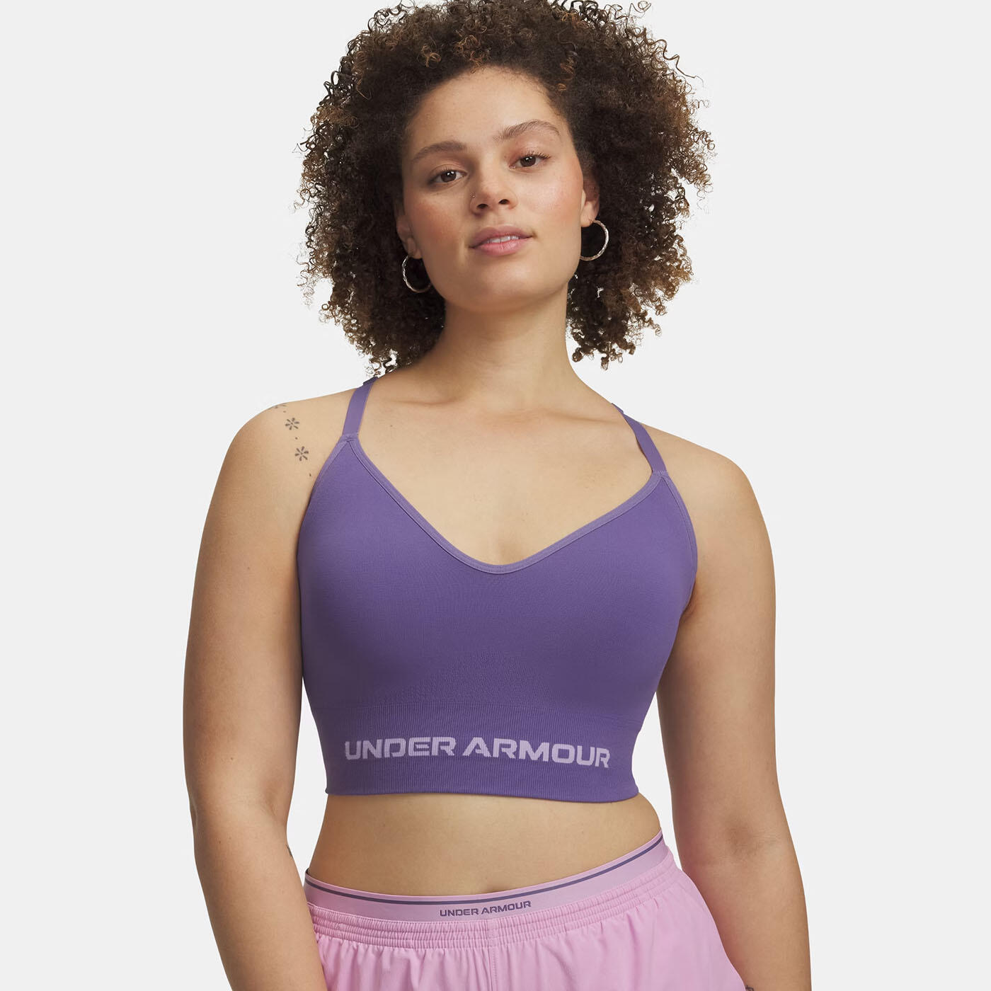 Ua Vanish Seamless Sport-bh Violet Voor Dames 5/7
