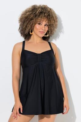 Dames badjurk sierband zachte cups gerecycled