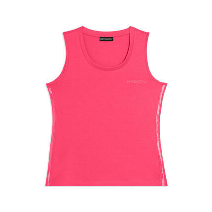Débardeur régulier avec logo FREDDY et empiècements élastiques