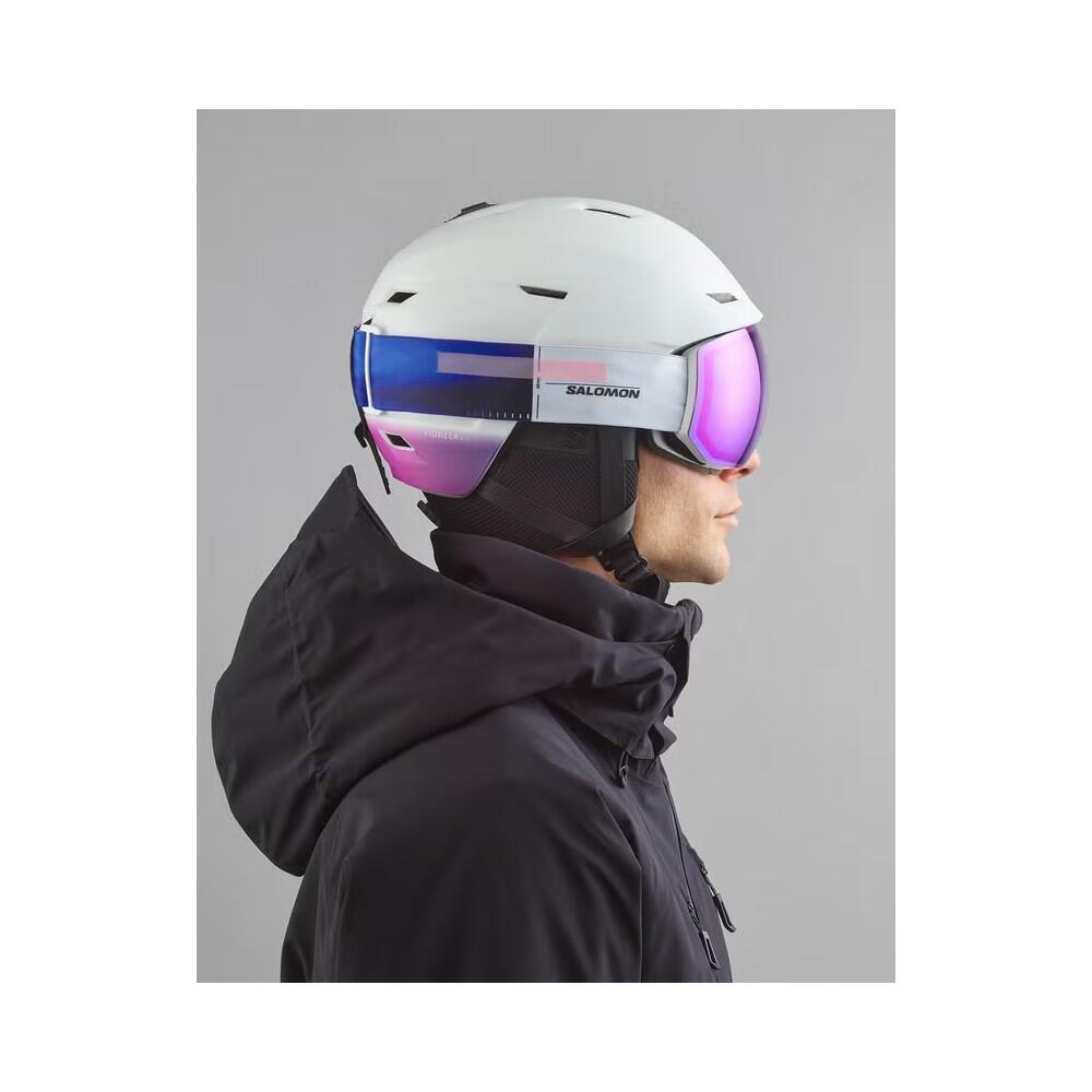Salomon Capacete de Esqui Pioneer LT Pro - Gradiente Branco 3/5