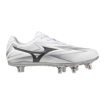 Botas de rugby Mizuno Waitangi Club blancas y grises