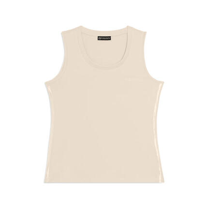 Débardeur régulier avec logo FREDDY et empiècements élastiques