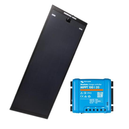 PACK ANTARION Panneau solaire AERO BLACK 235W + VICTRON Régulateur MPPT 20A