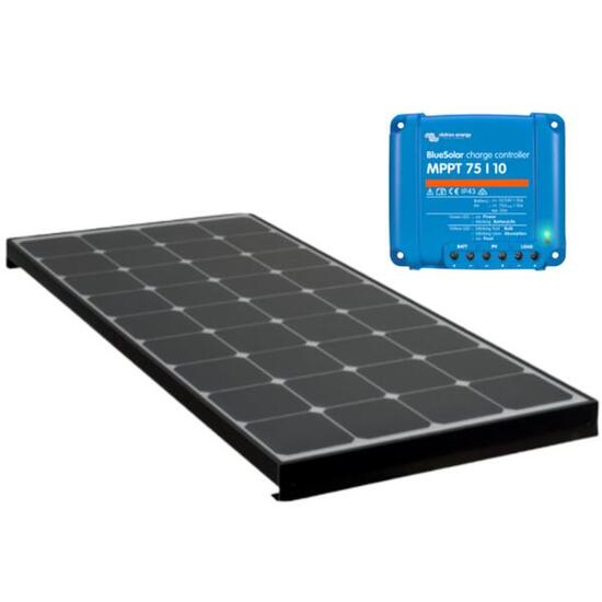 PACK ANTARION Panneau solaire BLACK BOOSTER 140W + VICTRON Régulateur MPPT 10A
