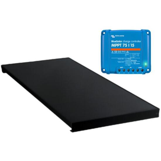 PACK ANTARION Panneau solaire ALL BLACK 190W + VICTRON Régulateur MPPT 15A