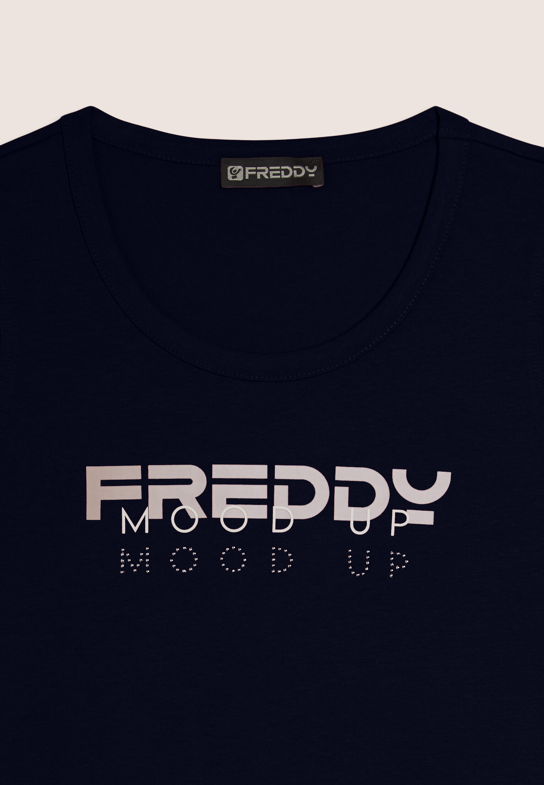 Débardeur en jersey avec le logo FREDDY et le lettrage « Mood Up » 3/3