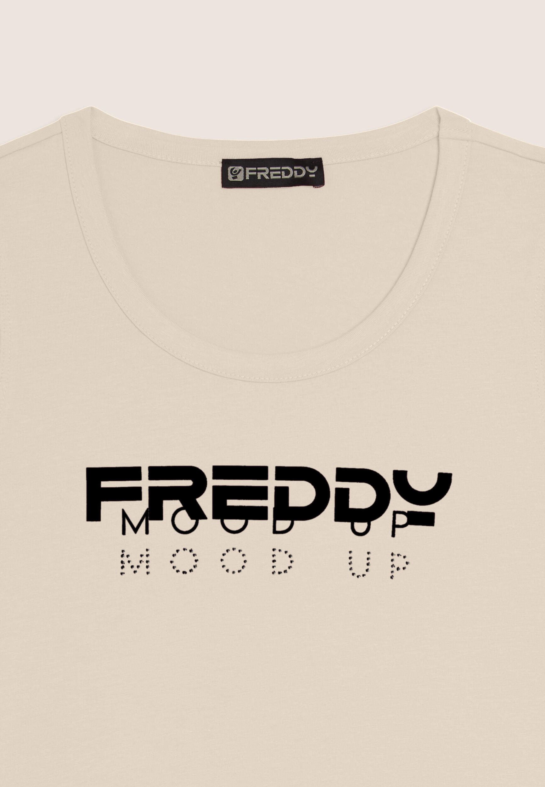 Débardeur en jersey avec le logo FREDDY et le lettrage « Mood Up » 3/3