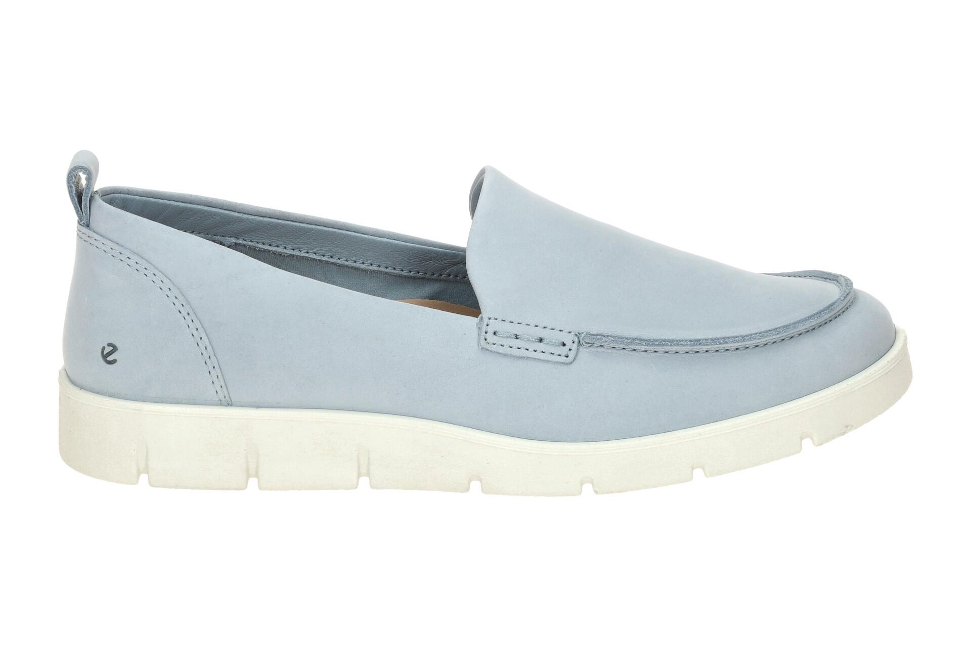 Ecco Bella Slipper Schuhe blau Mokassin 280413 2/7