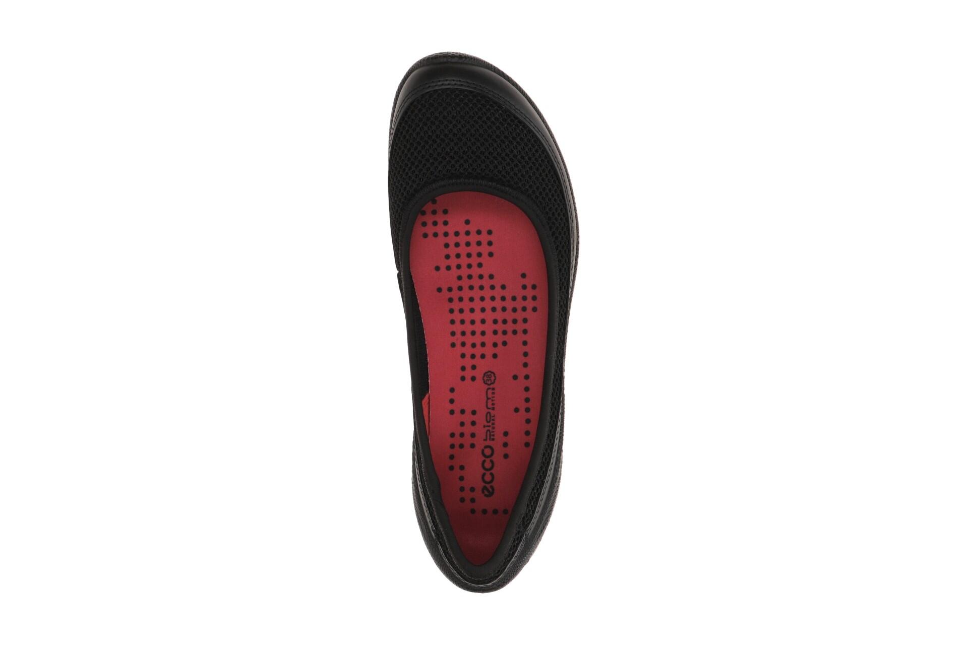 Ecco Biom Lite Ballerina Schuhe schwarz 802443 6/7