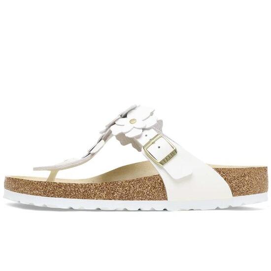 Ciabatte Birkenstock Gizeh Natural Leather Donna