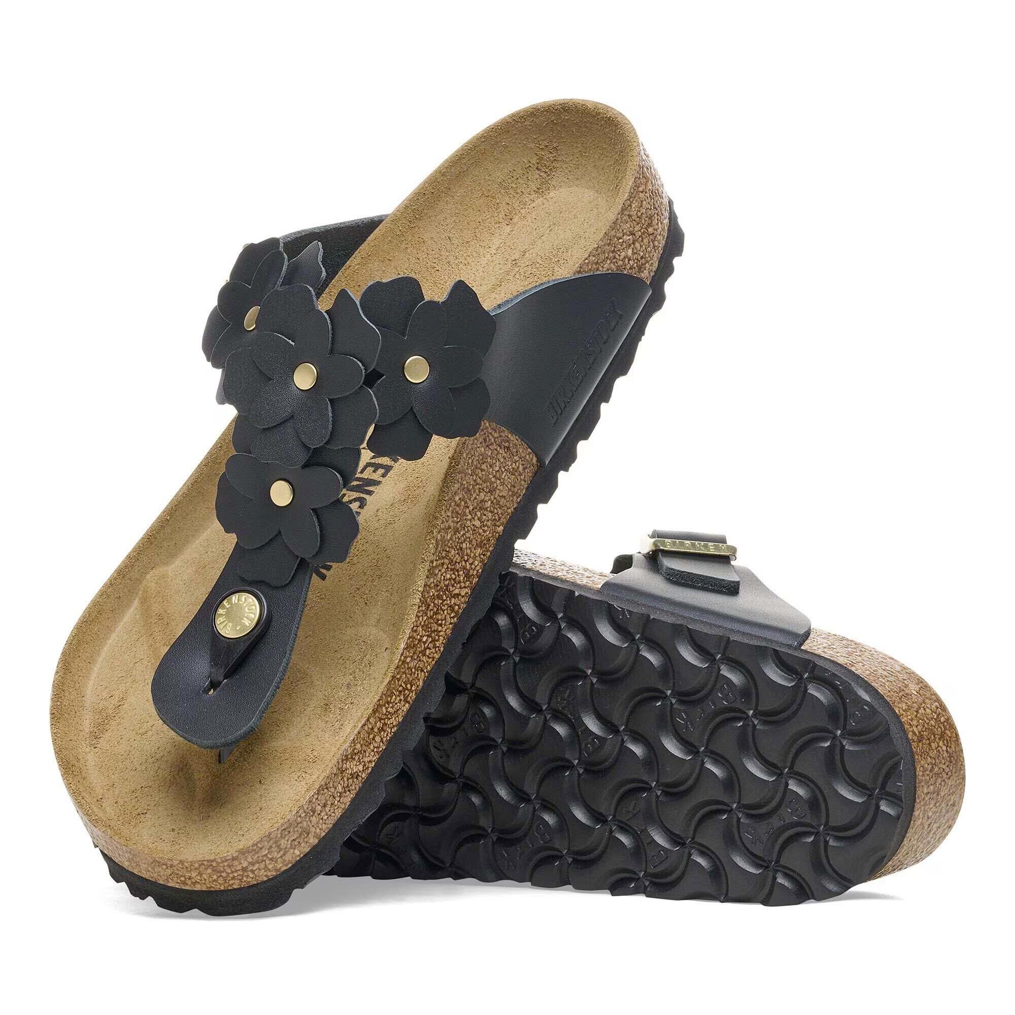 Chinelos Birkenstock Gizeh Natural Leather Mulher 3/5
