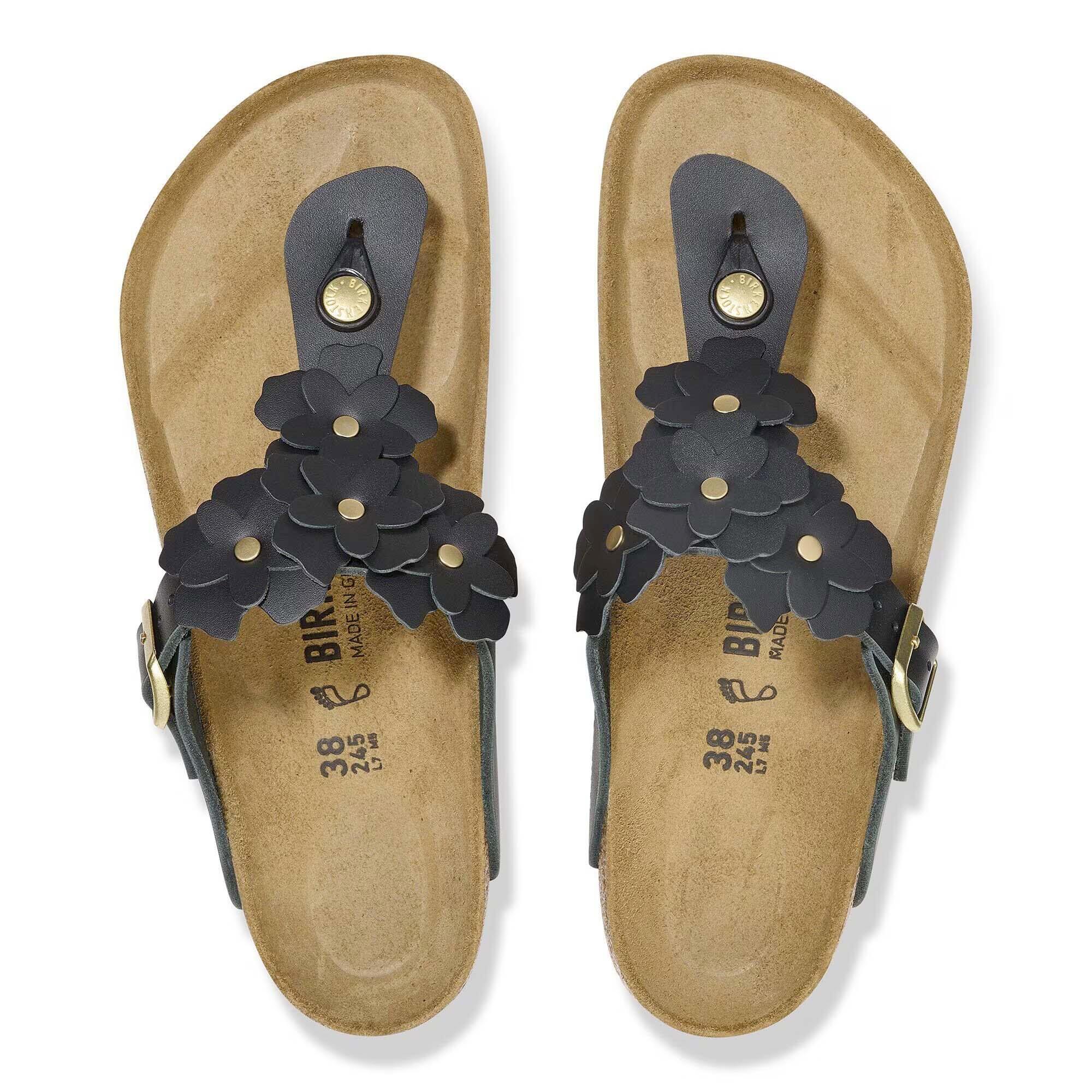 Chinelos Birkenstock Gizeh Natural Leather Mulher 4/5