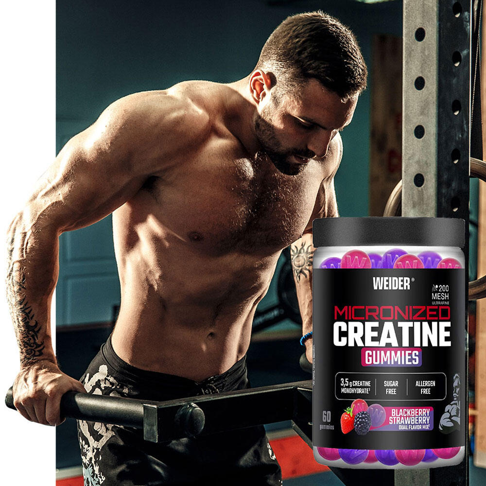 Kreatyna Weider Micronized Creatine Gummies Monohydrat 60 żelek 2/5