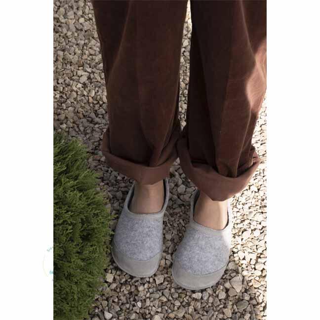 OmaKing Zapatillas Casa Barefoot Gris - Talla 42 2/7