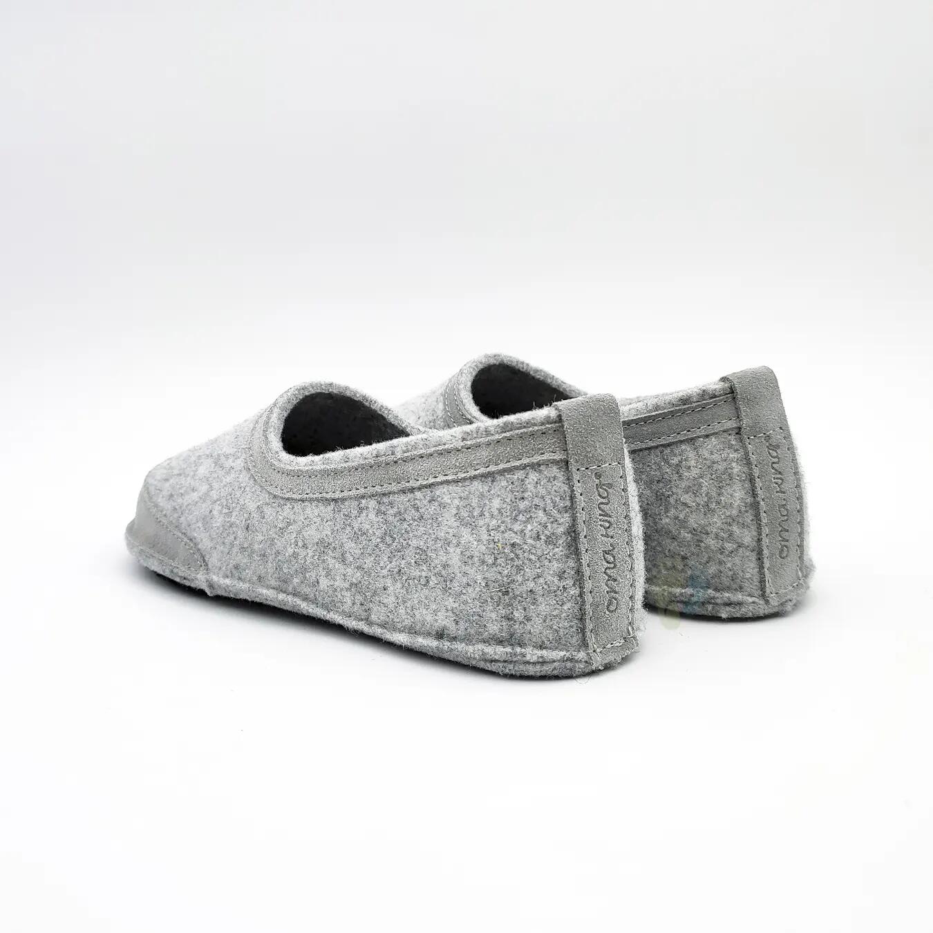 OmaKing Zapatillas Casa Barefoot Gris - Talla 42 5/7