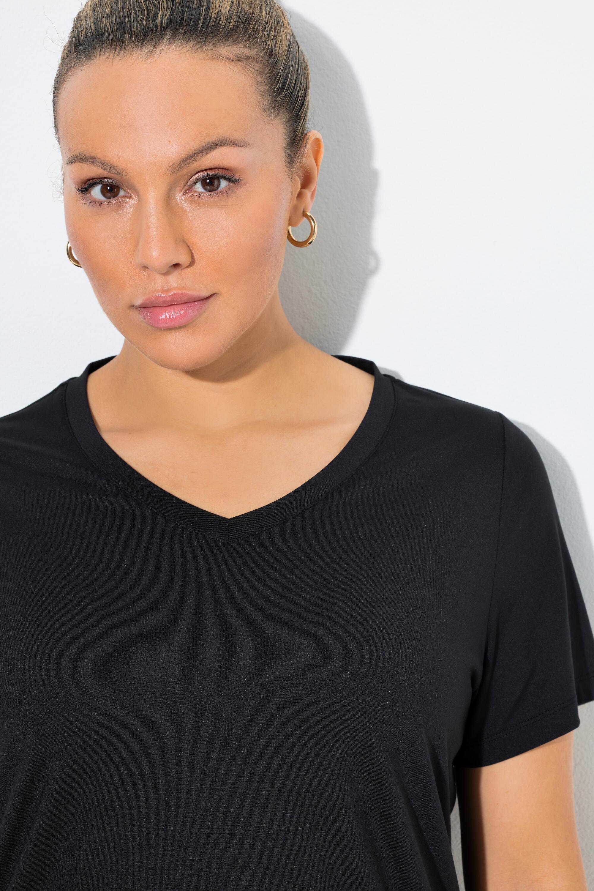 Dames Functioneel shirt Slim V-hals korte mouwen gerecycled 4/6