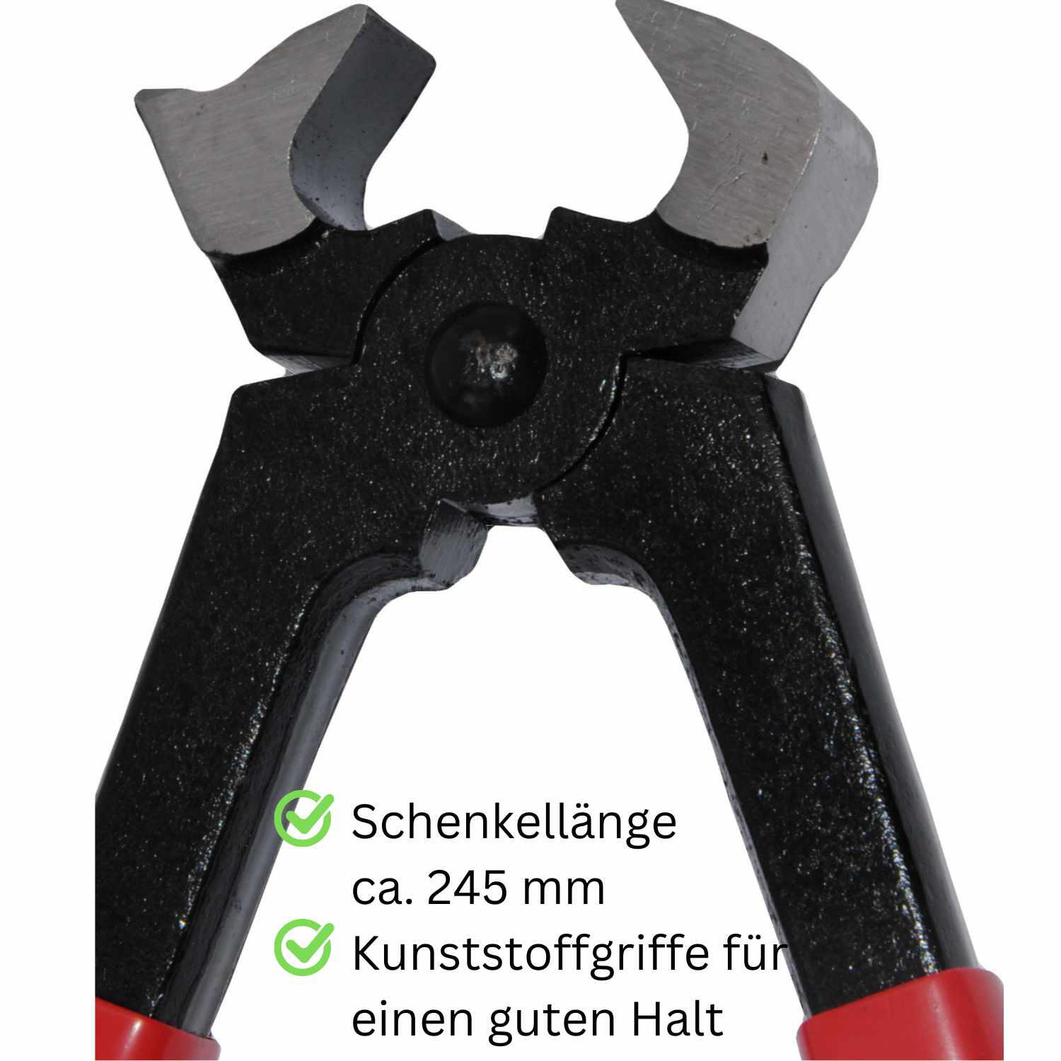 Hufbeschlagszange mit Nietansatz 30 cm Hufzange Hufpflege Klauenpflege B WAHL 3/4