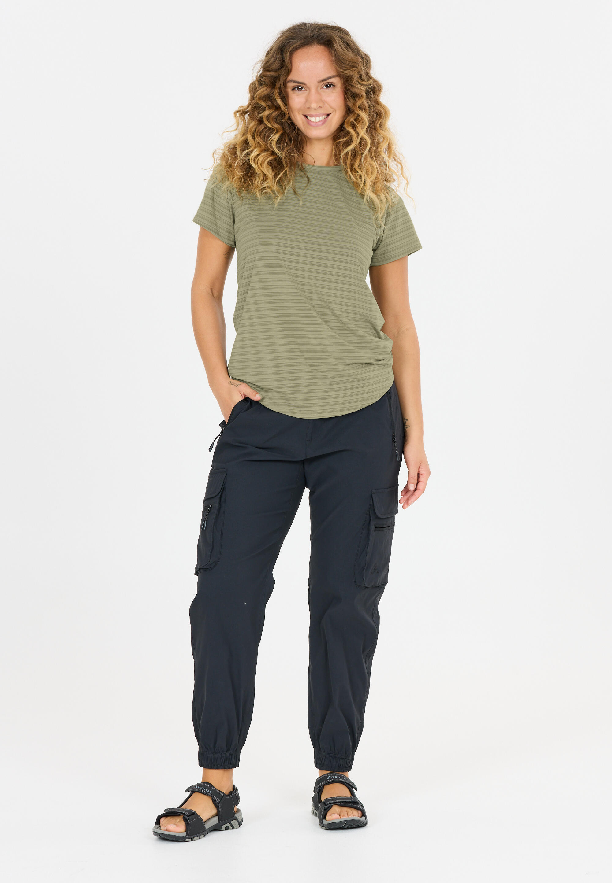 T-shirt da donna a righe Whistler Skylon 4/5