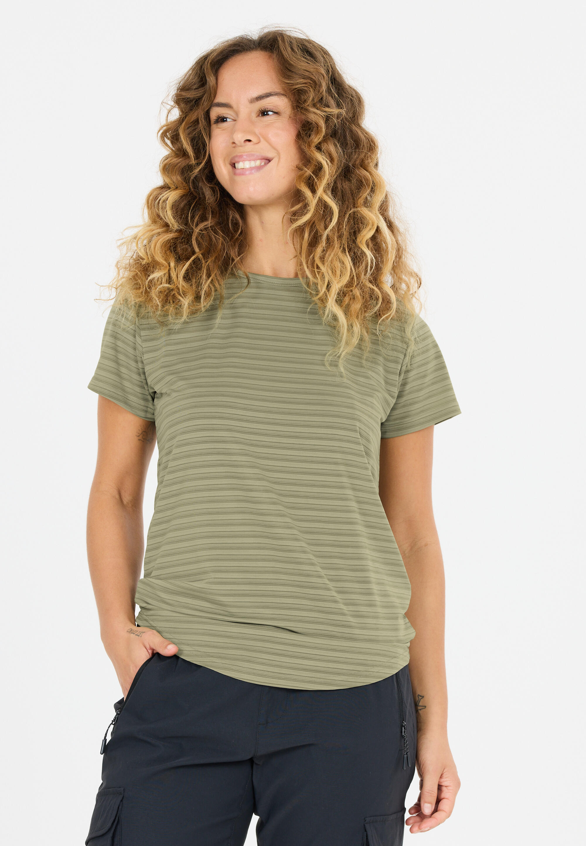 T-shirt da donna a righe Whistler Skylon 3/5