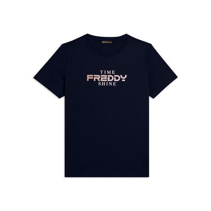 T-shirt coupe confortable avec logo FREDDY et slogan « Time Shine »