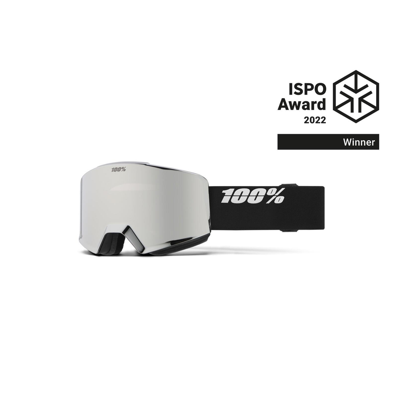 100% - Skibrille Snow Goggle Norg Hiper, Schwarz - Lunettes De Soleil - Gris - No Size - Decathlon