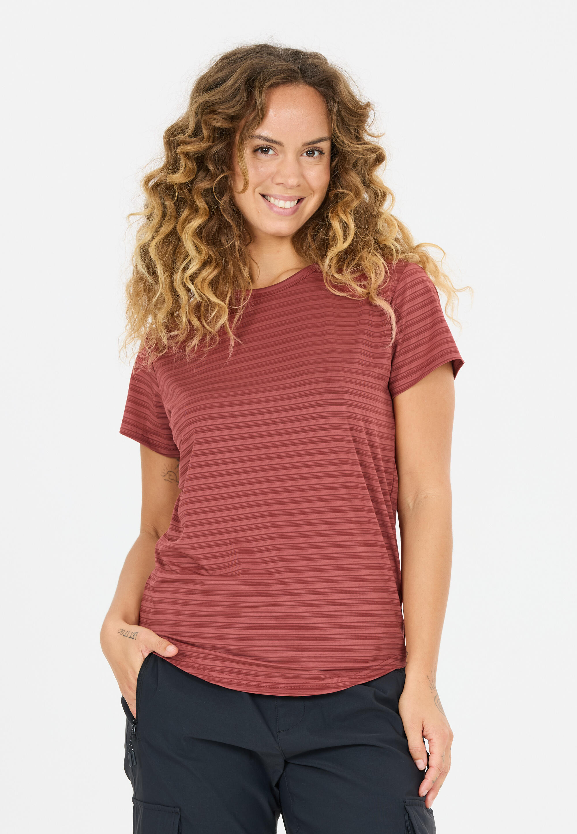 Camiseta de rayas para mujer Whistler Skylon 4/5
